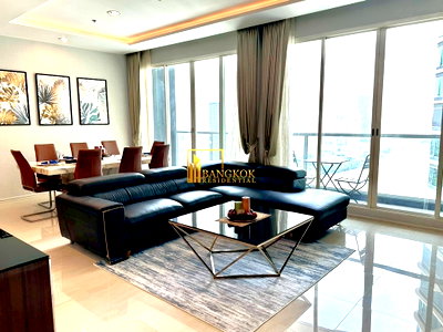 คอนโดให้เช่า : Menam Residences | Modern 3 Bedroom Riverside Property - BR9126CD