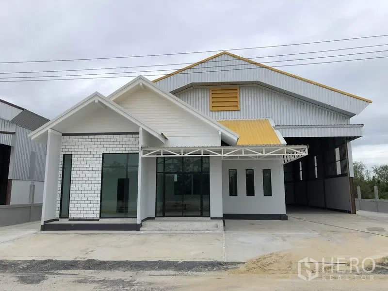 รูป ให้เช่าหรือขาย โรงงาน 306 ตรม ไทรน้อย นนทบุรี - รูปที่ 1/9