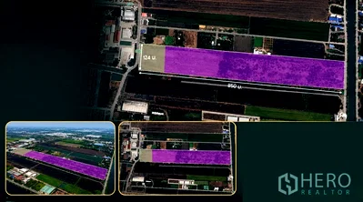 Land for sale Sai Noi Nonthaburi : For Sale Purple-Zoned Industrial Land 64-3-61 rai in Sai Yai, Sai Noi, Nonthaburi
