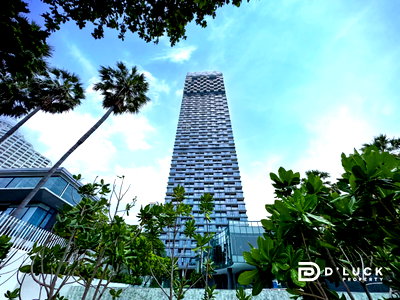 ขายคอนโด : ขายคอนโดหรูติดหาดวงศ์อมาตย์ Arom Wongamat พัทยา 1 ห้องนอนขนาดกว้าง วิวทะเล ชื่อต่างชาติ