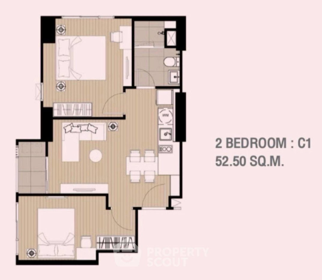 picture 2-BR Condo at Ideo Chula Samyan near MRT Sam Yan (ID 3294068) - 7/16