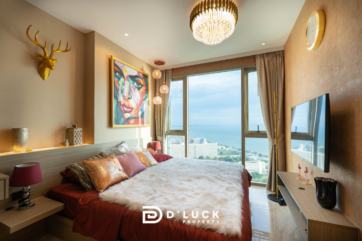 รูป ให้เช่าคอนโดหรูพัทยา The Riviera Ocean Drive 2 ห้องนอน ชั้นสูงวิวทะเล - รูปที่ 5/32