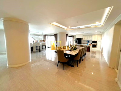 ขายคอนโด : State Tower | Elegant 3 Bedroom Condo For Sale in Iconic Development - BR18713CD