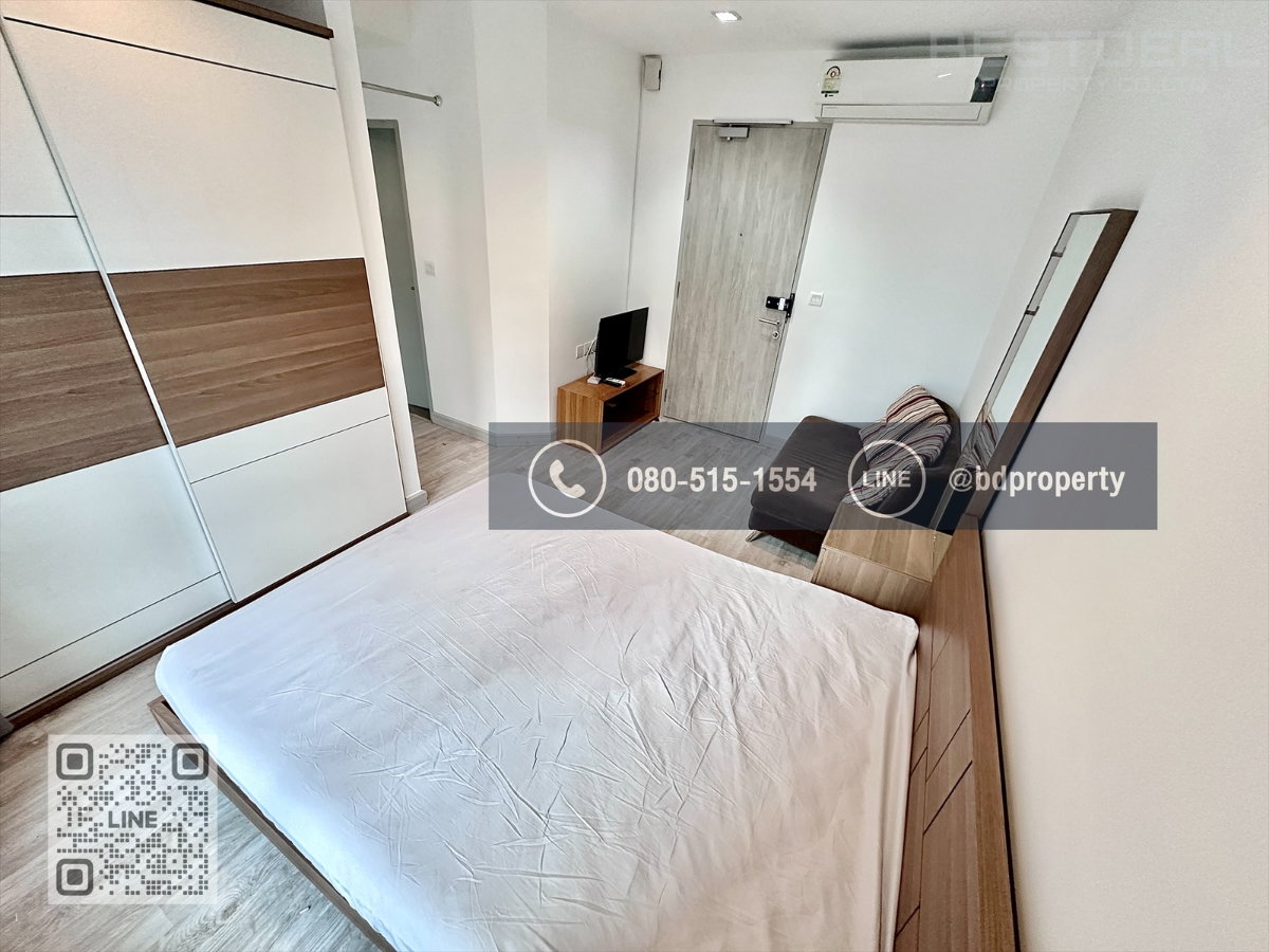 รูป Bestdeal ให้เช่า Studio 22ตรม.ราคา 13,000/เดือนเท่านั้น เฟอร์นิเจอร์และเครื่องใช้ไฟฟ้าครบ “IDEO MOBI RAMA 9” ใกล้MRT และ เซ็นทรัลพระราม 9 เพียง 80 ม. - รูปที่ 5/11