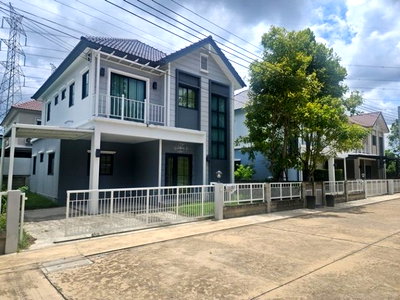 บ้านเดี่ยว ม.เทคโนโลยีพระจอมเกล้าธนบุรี บางขุนเทียน : A2_072 ขายบ้านเดี่ยว 2 ชั้น เนเจอร์พลัส พระราม 2 – ท่าข้าม แขวง ท่าข้าม เขตบางขุนเทียน จ.กรุงเทพมหานคร