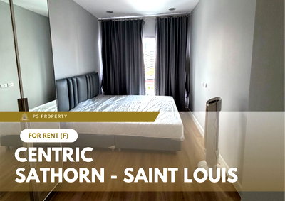 คอนโดให้เช่า : ให้เช่า 🔥 Centric Sathorn - Saint Louis 🔥 เฟอร์นิเจอร์ และ เครื่องใช้ไฟฟ้าครบ ใกล้ BTS เซนต์หลุยส์