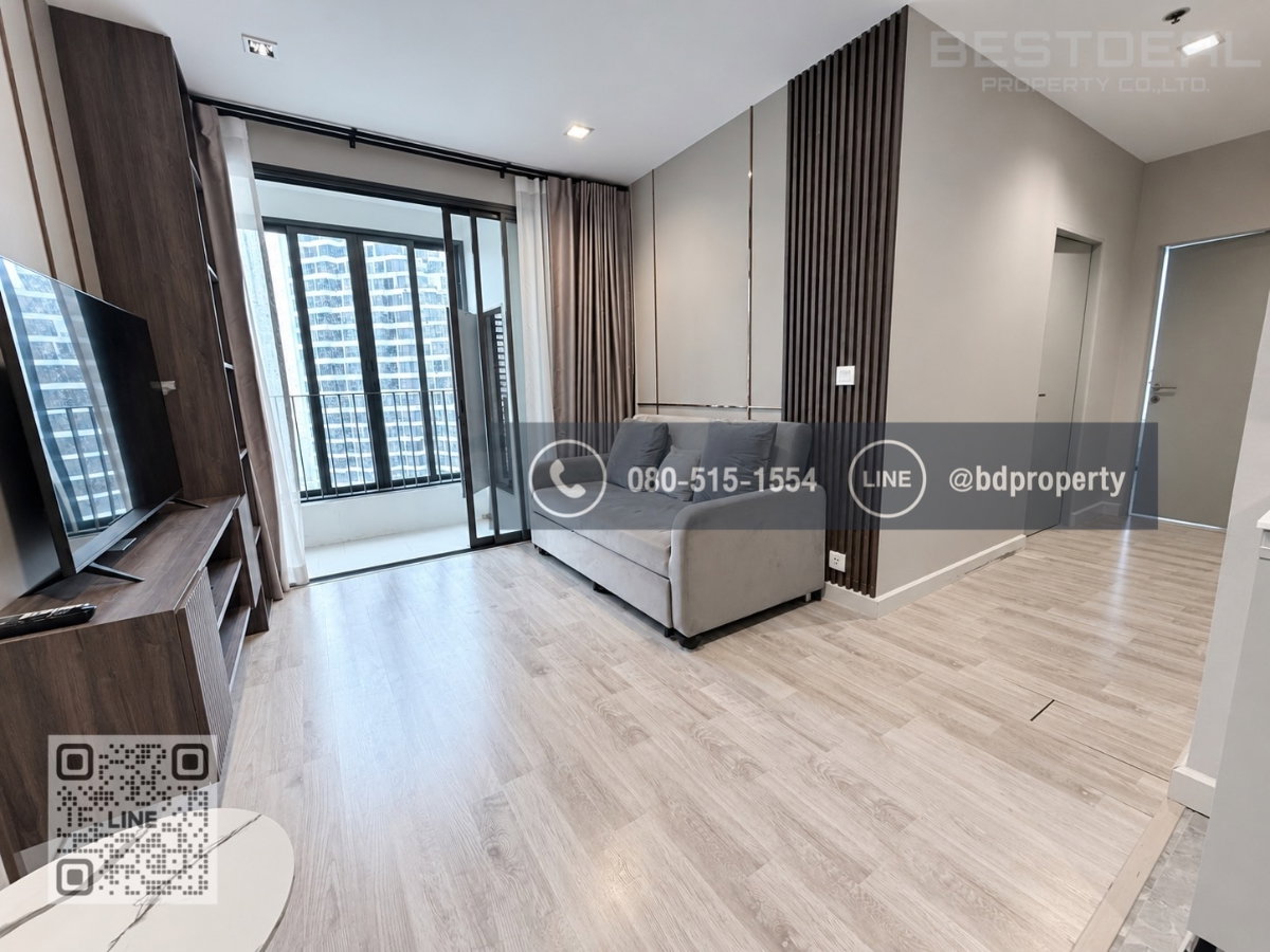 รูป Bestdeal ให้เช่า 2 Bedroom ห้องสวย Fully Furnished พร้อมเข้าอยู่ ราคา 25,000 เดือนเท่านั้น ใกล้MRT และ เซ็นทรัลพระราม 9 เพียง 80 ม. - รูปที่ 13/19