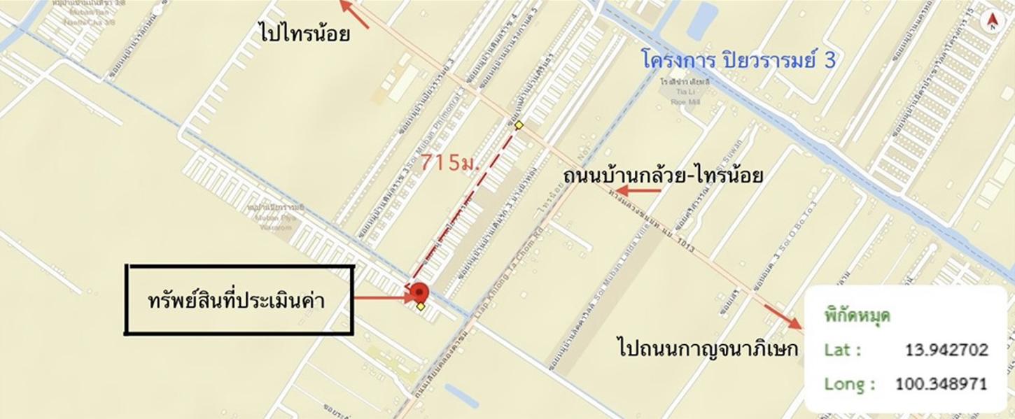 picture TOWN HOUSE 16 Sq.w. Sai Noi Nonthaburi for 1.3M - 34/35