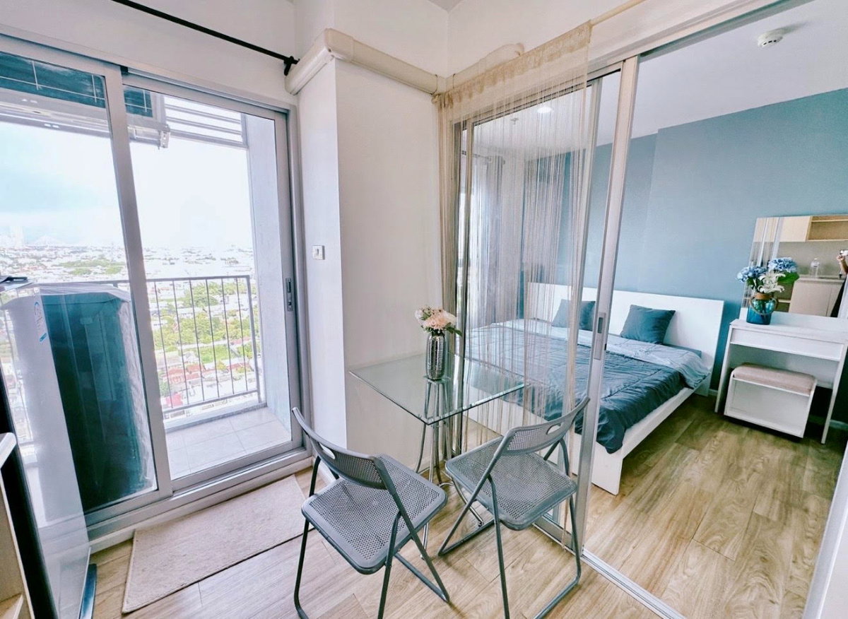รูป code : A04 ว่างแล้ว!! คอนโดให้เช่า อิซซี่ คอนโด สุขสวัสดิ์ (ISSI Condo Suksawat) | ชั้นสูง วิวแม่น้ำ ไม่มีตึกบัง พร้อมเข้าอยู่ - รูปที่ 4/14