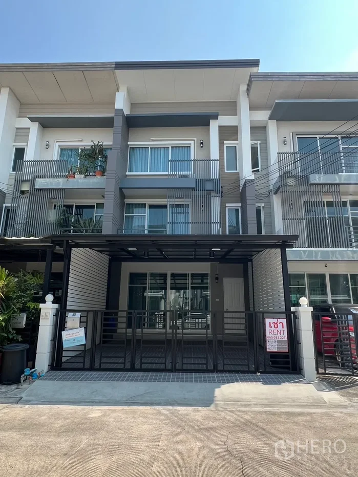 รูป ให้เช่า ทาวน์เฮาส์ 3 ห้องนอน Town Avenue Rama 9 (ถนนทาวน์อเวนิว พระราม 9) หัวหมาก บางกะปิ กรุงเทพมหานคร - รูปที่ 1/35