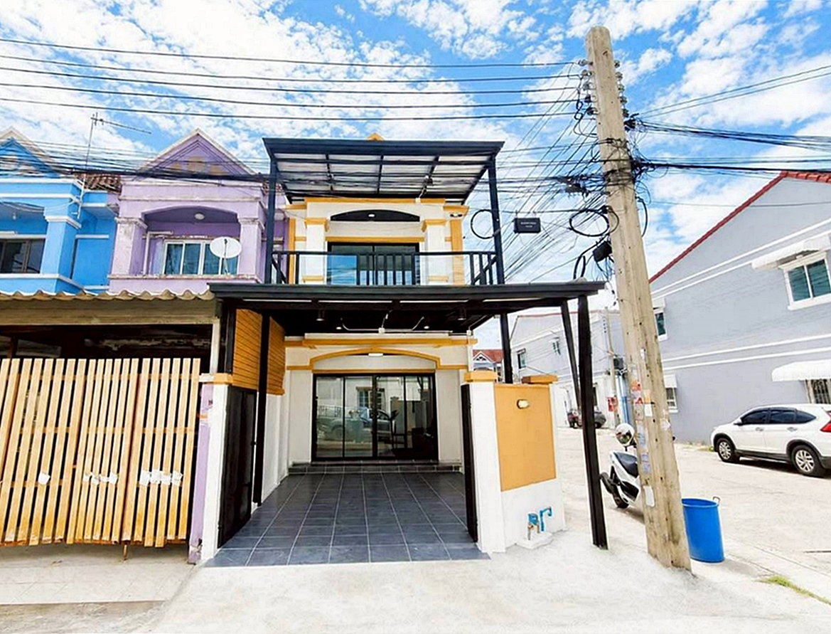 รูป AF.  บ้านสวย  หลังมุม ถนนเมน    หมู่บ้านลภาวัล 5  ท่าอิฐ  รีโนเวทใหม่  ใกล้ MRT บางรักน้อย ท่าอิฐ - รูปที่ 1/14