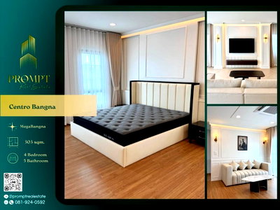 เช่าบ้านเดี่ยว นิคมบางปู : CD03917 - Centro Bangna :  MegaBangna 