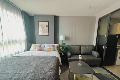 For rent condo THE MUVE BANGNA Building B, Floor 3,Studio, Room size 23.00 sqm