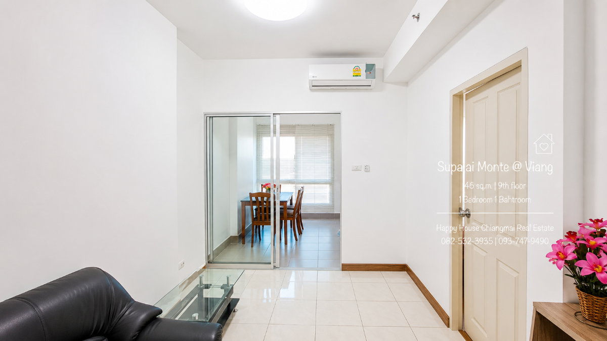 รูป ให้เช่า ศุภาลัย มอนเต้แอท เวียง ชั้น 9 ห้องขนาด 46 ตร.ม. - รูปที่ 4/16