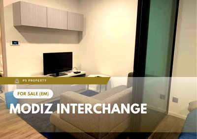 ขายคอนโด : ขายด่วน 📍 Modiz Interchange 📍 เฟอร์นิเจอร์ และ เครื่องใช้ไฟฟ้าครบ ใกล้รถไฟฟ้า 2 สาย สีเขียว และสีชมพู