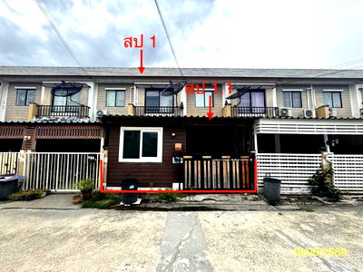 ทาวน์โฮม สมุทรปราการ : ทาวน์เฮ้าส์ 17.4 ตร.วา บ้านพฤกษา 58/1 ลาดกระบัง-สุวรรณภูมิ บางเสาธง สมุทรปราการ 1.8M