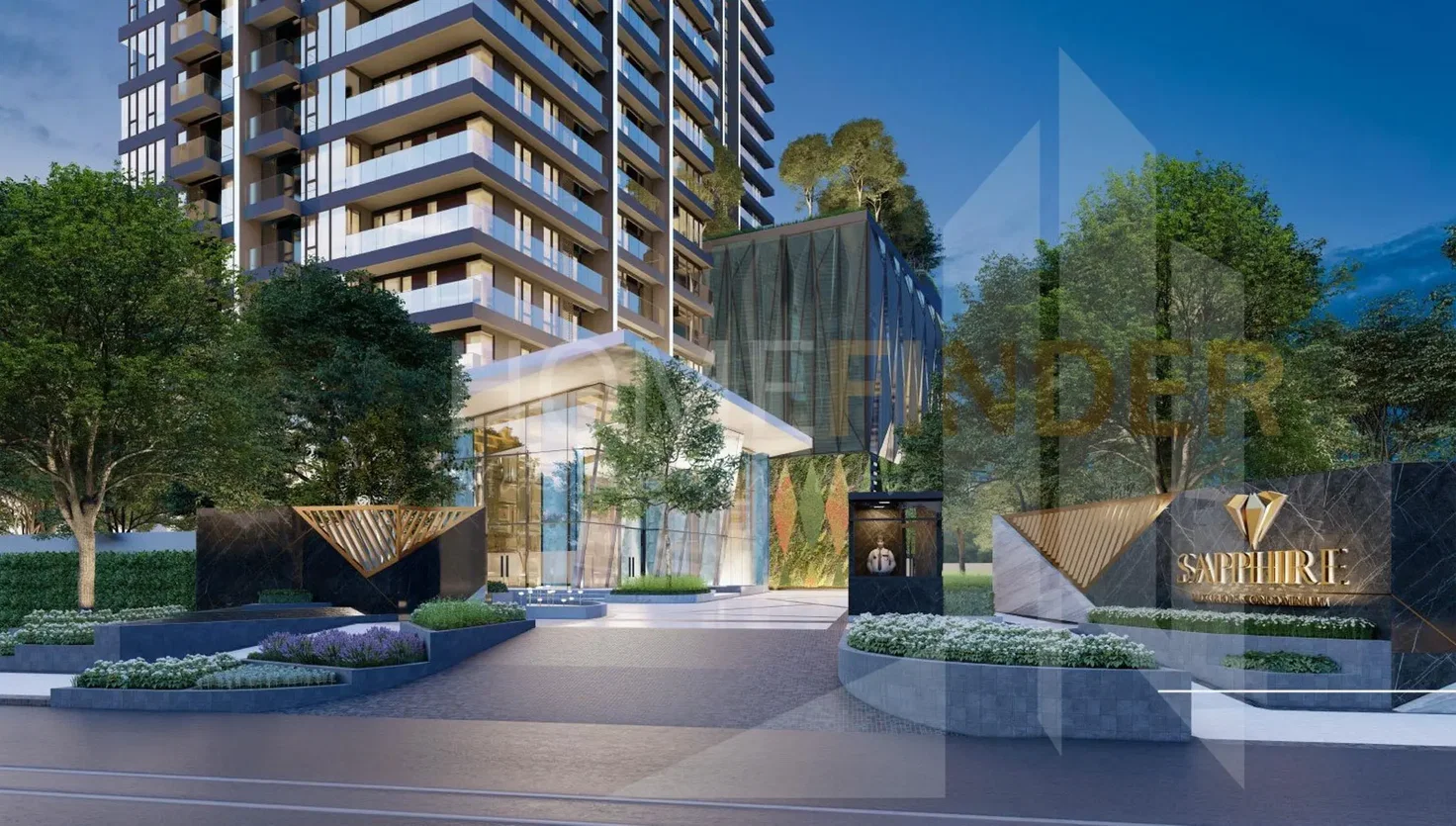 รูป Sapphire Luxurious Condominium Rama 3 3 bedrooms, for sale - รูปที่ 3/10