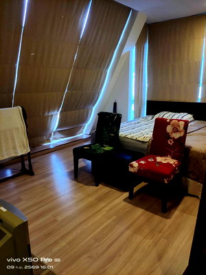 ขายคอนโด : P-56605 🔥 ขาย คอนโดห้องใหญ่ 81 ตร.ม. 2 นอน 2 น้ำ ชั้น 8 Tree Condo ลาดพร้าว 27 ใกล้ MRT ลาดพร้าว Line@easythaihome 085-592-2897