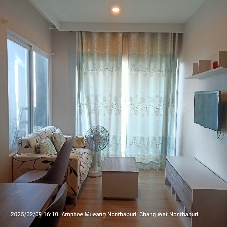 รูป ให้เช่า Amber Condo (แอมเบอร์ คอนโด) ห้องสวย วิวโล่ง ชั้นสูง ใกล้ MRT แยกติวานนท์ เฟอร์ฯ ครบพร้อมเข้าอยู่! - รูปที่ 6/17