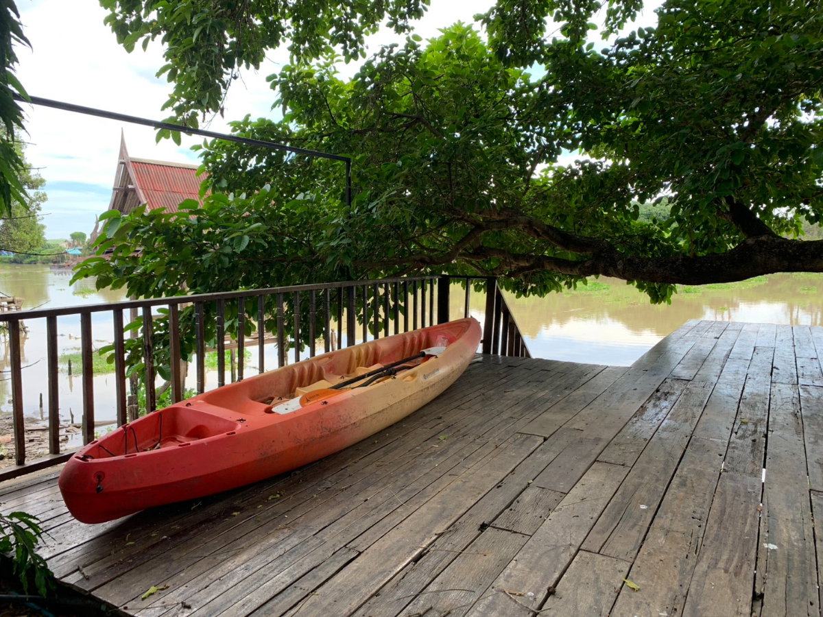 รูป ให้เช่ากิจการรีสอร์ท บ้าน 2 หลัง  บางไทร อยุธยา รวมที่ดินทั้งหมด 627  ตรว บรรยากาศริมน้ำ  พร้อมดำเนินกิจการต่อ - รูปที่ 52/63