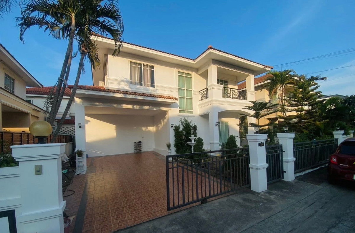 รูป 🏡✨ ให้เช่าบ้านเดี่ยว 2 ชั้น นลินวิลล์ 5 | สวนสไตล์อังกฤษ ใกล้กรุงเทพกรีฑาตัดใหม่ - รูปที่ 1/18