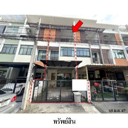 Townhouses for sale : 🔥 3-Storey Townhouse for Sale at Signature Kalpapruek| Near MRT Lak Song