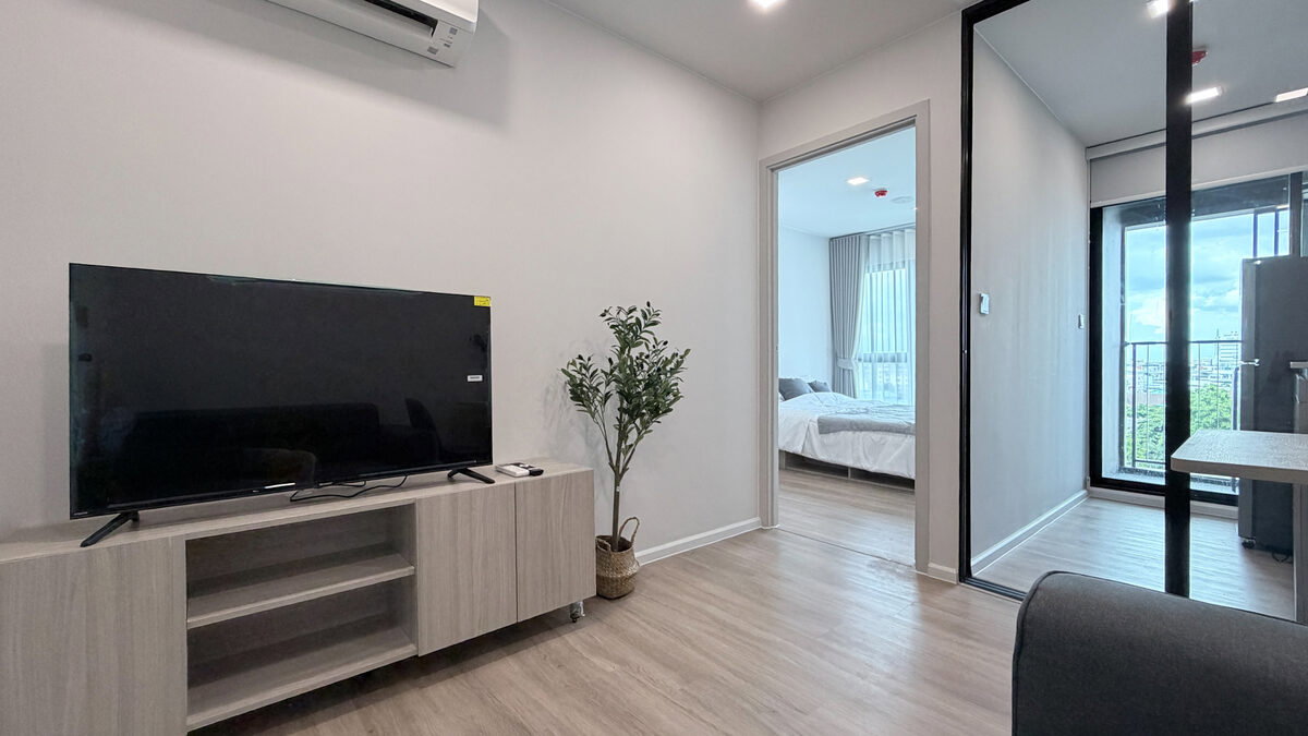 รูป เช่าคอนโด Atmoz Flow มีนบุรี · 1 ห้องนอน 26.45 ตร.ม. ชั้น 8 · ใกล้ MRT ตลาดมีนบุรี 300 ม. · 11,500 บาท/เดือน - รูปที่ 2/15