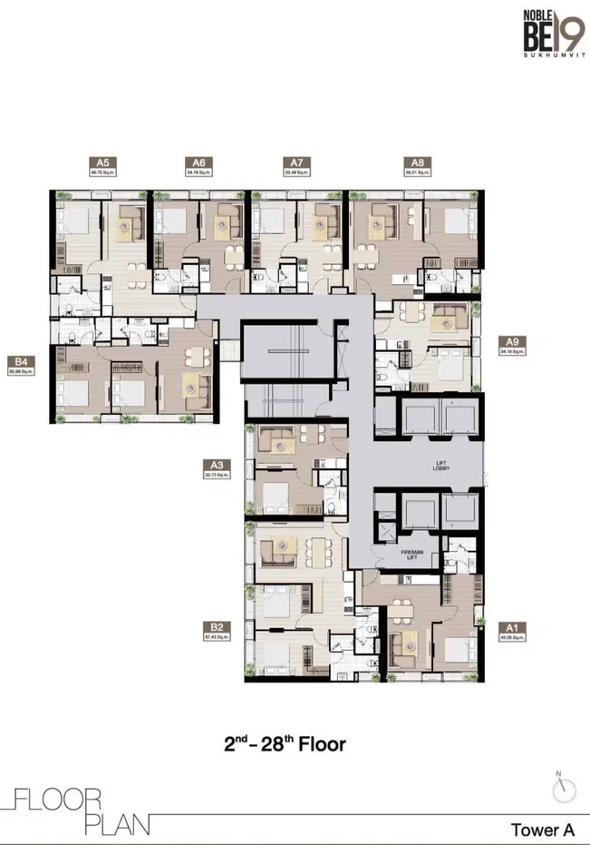 รูป Noble BE19 1 bedroom, for sale - รูปที่ 2/2
