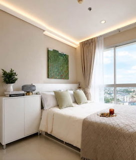 รูป  คอนโดลุมพินี วิวล์ วงอมาตย์ พัทยา  ห้องสวยตกแต่งใหม่ทั้งหมด - รูปที่ 2/8