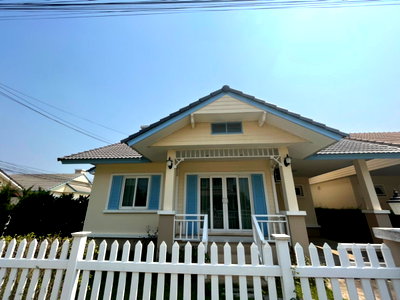 บ้านเดี่ยว ศาลจังหวัดเชียงใหม่ : 🏡 ขายบ้านเดี่ยวชั้นเดียว หมู่บ้านนนนิภา  สันทราย   #CSS101952