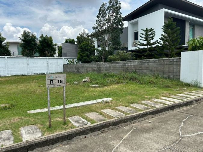 Land for sale, 130.8 sq wah, Nirvana Icon Pinklao