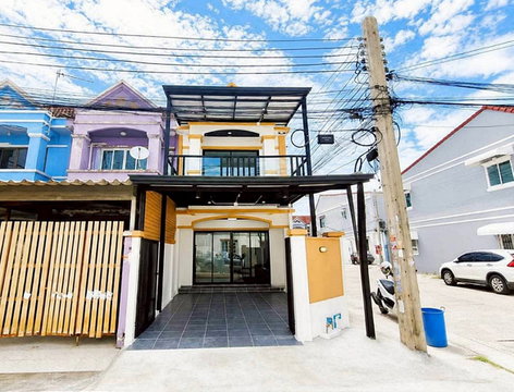 MO. บ้านสวย หลังมุม ถนนเมน #หมู่บ้านลภาวัล 5 ท่าอิฐ รีโนเวทใหม่ ใกล้ MRT บางรักน้อย ท่าอิฐ