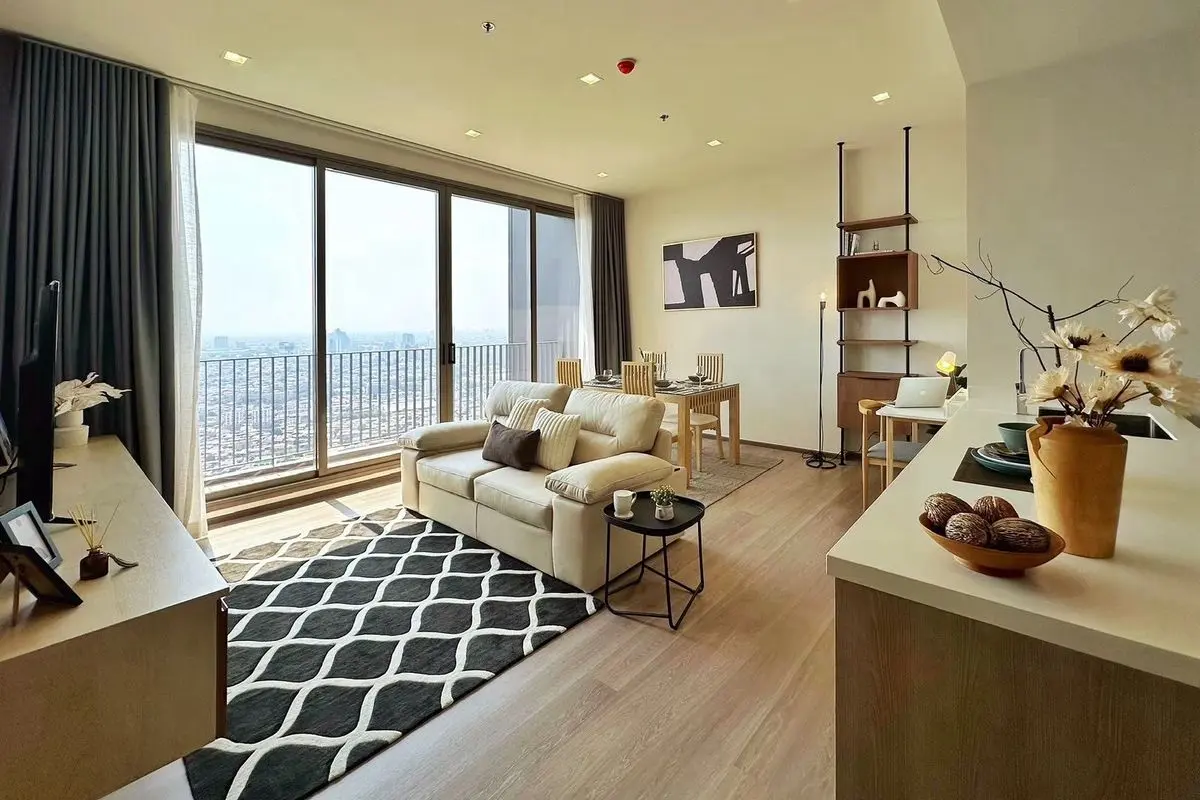picture Rhythm Charoenkrung Pavilion 2 bedrooms, for rent - 1/10