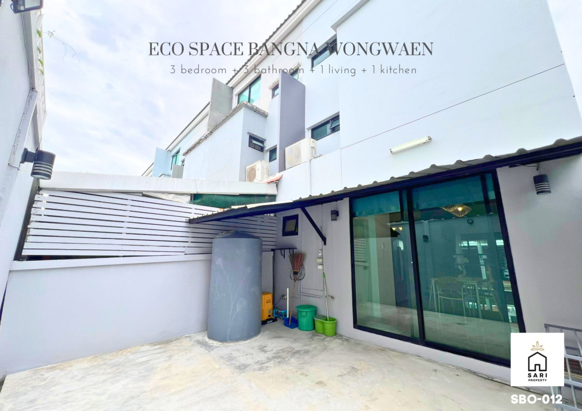 รูป ให้เช่าทาวน์โฮม 🔥 Eco Space บางนา-วงแหวน 🔥 3 ห้องนอน 3 ห้องน้ำ 🔥 ใกล้ Mega Bangna & IKEA| แต่งสวย เฟอร์ครบพร้อมอยู่ | หลังริมติดสวน - รูปที่ 30/35