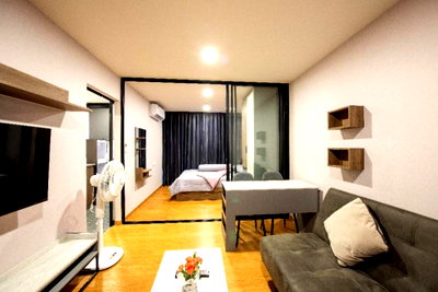 Condos for rent : Condo For Rent | The Best Value In The Project “The Cube Loft Srinakarin - Theparak” 29 Sq.m. Near MRT Sri Bearing