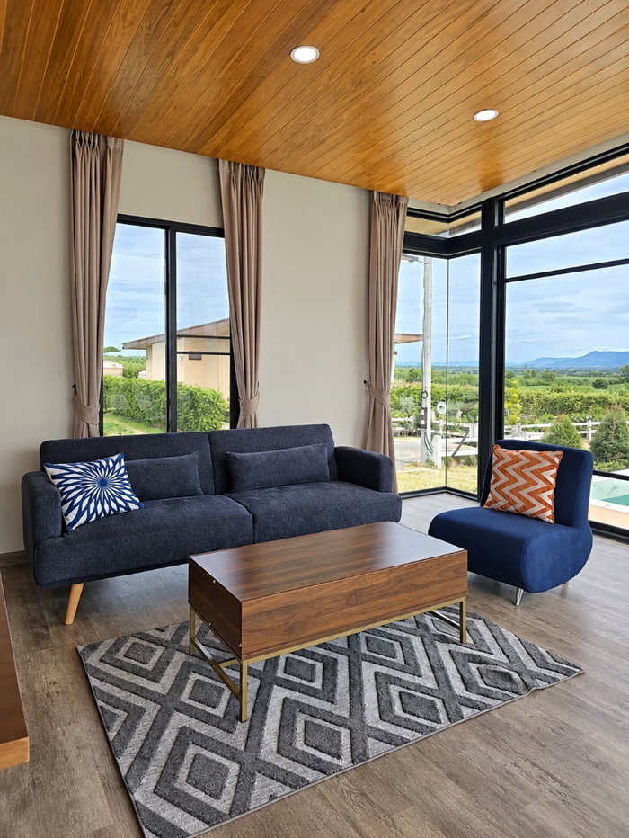 รูป 🏡🌿 ขายบ้านพักตากอากาศหรู เขาใหญ่ | Private Pool Villa 2 หลัง วิวภูเขา พื้นที่กว่า 300 ตร.ว. - รูปที่ 9/15