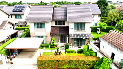 บ้านเดี่ยว ม.เทคโนโลยีราชมงคลสุวรรณภูมิ : Perfect Masterpiece รัตนาธิเบศร์ 4 นอน ใกล้ MRT ไทรม้า | 335 ตร.ม. 24.5 ล้าน - U6491320