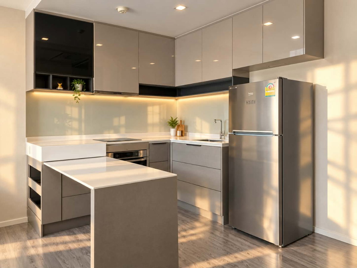 รูป 1BED CONDO ตอบโจทย์วัยเกษียณ ลดภาระดูแลบ้านหลังใหญ่ ใช้ลิฟต์แทนบันได เดินทางหาหมอสะดวก รับแดดเช่าริมแม่น้ำ - รูปที่ 3/7