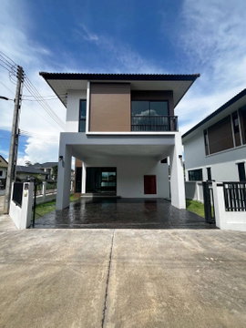 🏡 บ้านสร้างใหม่ 2 ชั้น ดีไซน์โมเดิร์น พร้อมอยู่ ใกล้ตัวเมืองเชียงราย  #5C3MG0562
