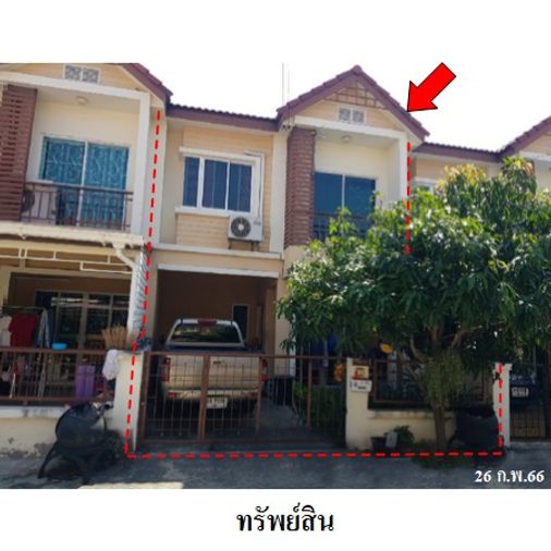 3-bed townhouse for sale, 20 sq wah, Baan Pisan Ladkrabang 2
