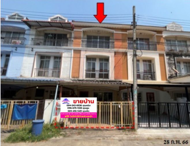 ขายทาวน์โฮม 3 ห้องนอน 20 ตร.ว. โรยัลสายไหม วิลเลจ