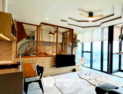 คอนโดให้เช่า : คอนโด 2 ห้องนอน ชั้น 48 ที่ Canapaya Residences Rama 3 (ID 3295206)