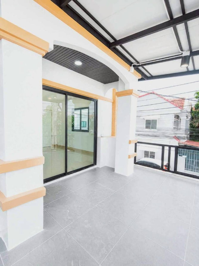 รูป MO. บ้านสวย หลังมุม ถนนเมน #หมู่บ้านลภาวัล 5 ท่าอิฐ รีโนเวทใหม่ ใกล้ MRT บางรักน้อย ท่าอิฐ - รูปที่ 12/14