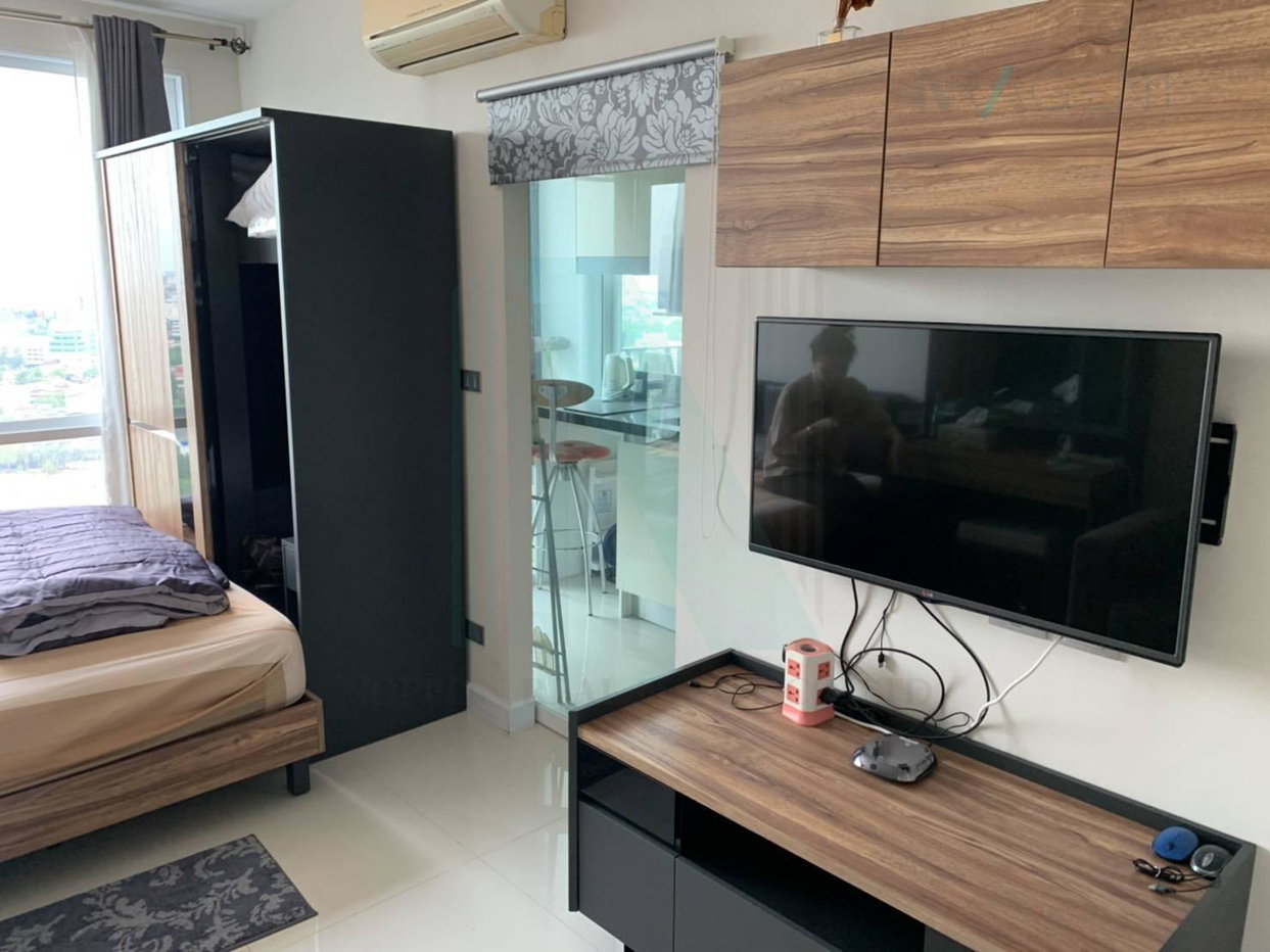 รูป ให้เช่าคอนโด เดอะ สกาย สุขุมวิท อาคาร 1 ชั้น 19 สตูดิโอ ขนาด 23 ตรม ใกล้ โรงเรียนนานาชาติ เบิร์คลีย์ บางนา - รูปที่ 4/8