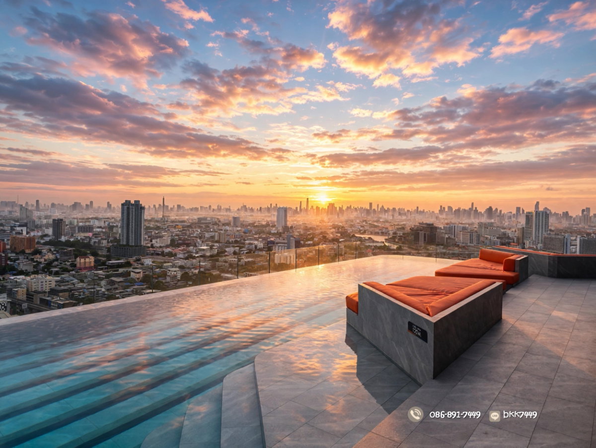 picture For RENT-Origin Play Bangkhunnon Triple Station 28.6 Sq.m.(High Celing) - 18/34