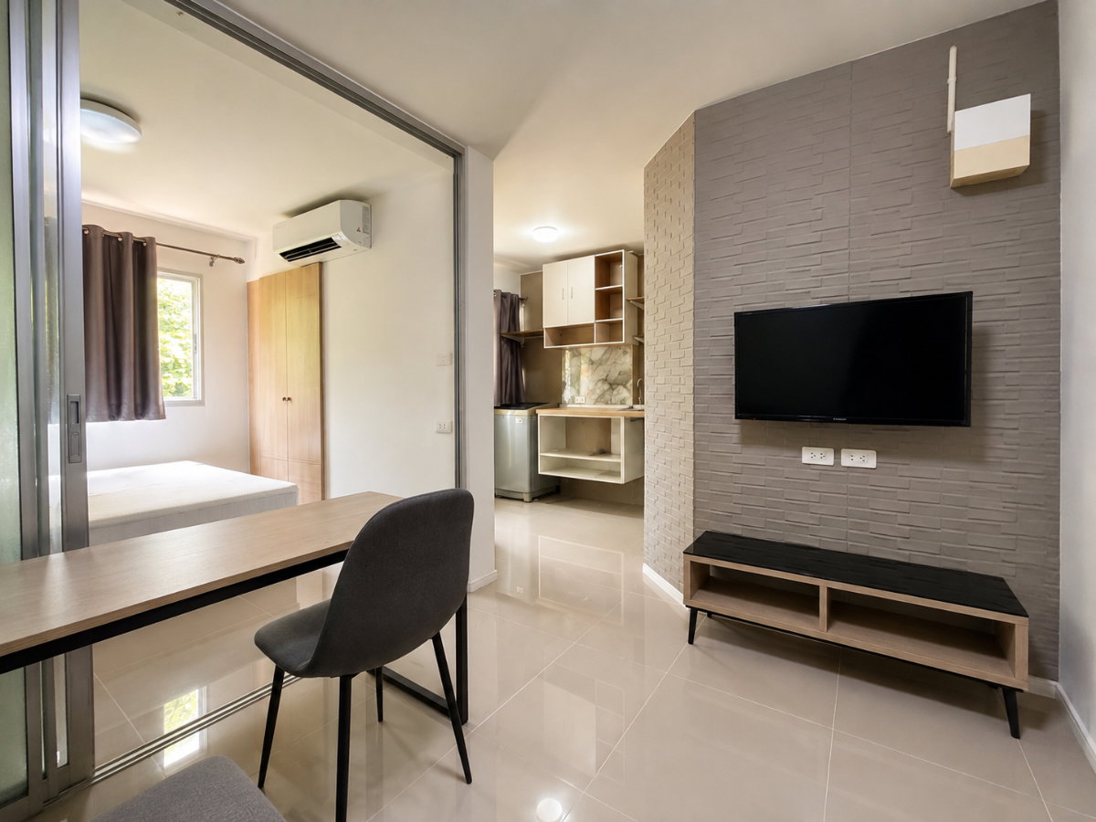 รูป ให้เช่า Lumpini Township Rangsit–Klong 1 | ตึก D1 ชั้น 2 ฝั่งสวน - รูปที่ 1/5