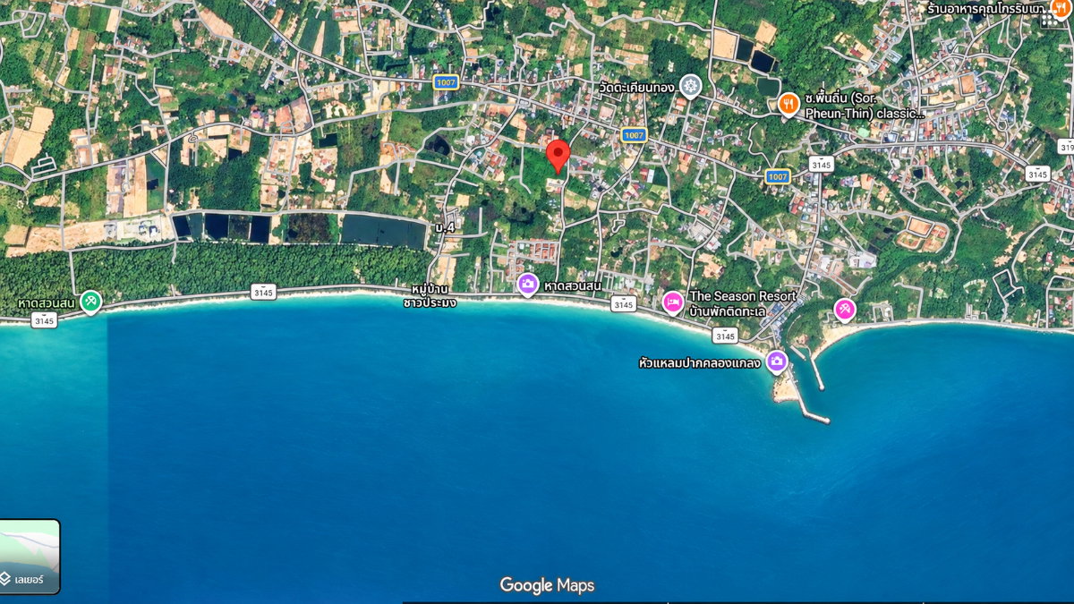 รูป ขายที่ดินเสมอถนน ไม่ต้องถม 14 ไร่ ใกล้หาดสวนสน ระยอง 700 m ติดถนนคอนกรีต 2 ด้าน ไฟฟ้า–ประปาพร้อม - รูปที่ 12/12