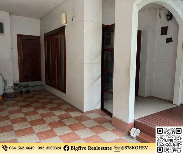 4-bed townhouse for sale, 25 sq wah, Huai Khwang