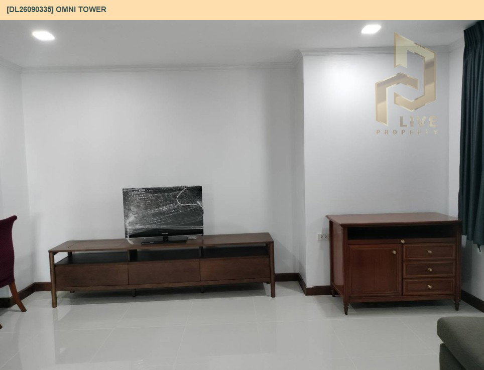 รูป DL26090335 ให้เช่าคอนโด ออมนิ ทาวเวอร์ (Omni Tower) ใกล้ BTS นานา พร้อมเข้าอยู่ โทรด่วน 0638692663 LineID @952jdxxk - รูปที่ 4/13