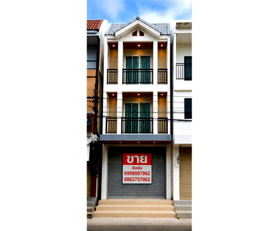 Shophouses for sale Muang Phetchabun Phetchabun : Call : 090-908-7962 Commercial building Newly renovated, Phetcharat Road, Nai Mueang, Mueang Phetchabun